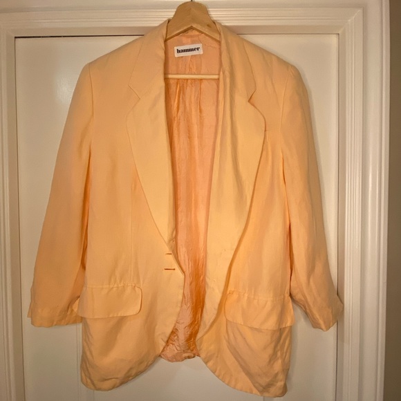 Vintage Peach Blazer | Medium - Picture 3 of 5